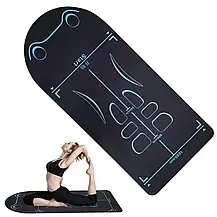 Килимок для йоги та фітнесу протиковзний, Спортивний мат, фото 4