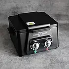 Стерилізатор для інструментів 300Вт, SM-360A, Чорний / Педикюрна сухожарова шафа, фото 4