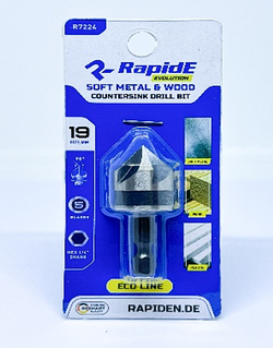 Зенківка RapidE ECO LINE 13mm для мʼякого метала та дерева на 5 різців