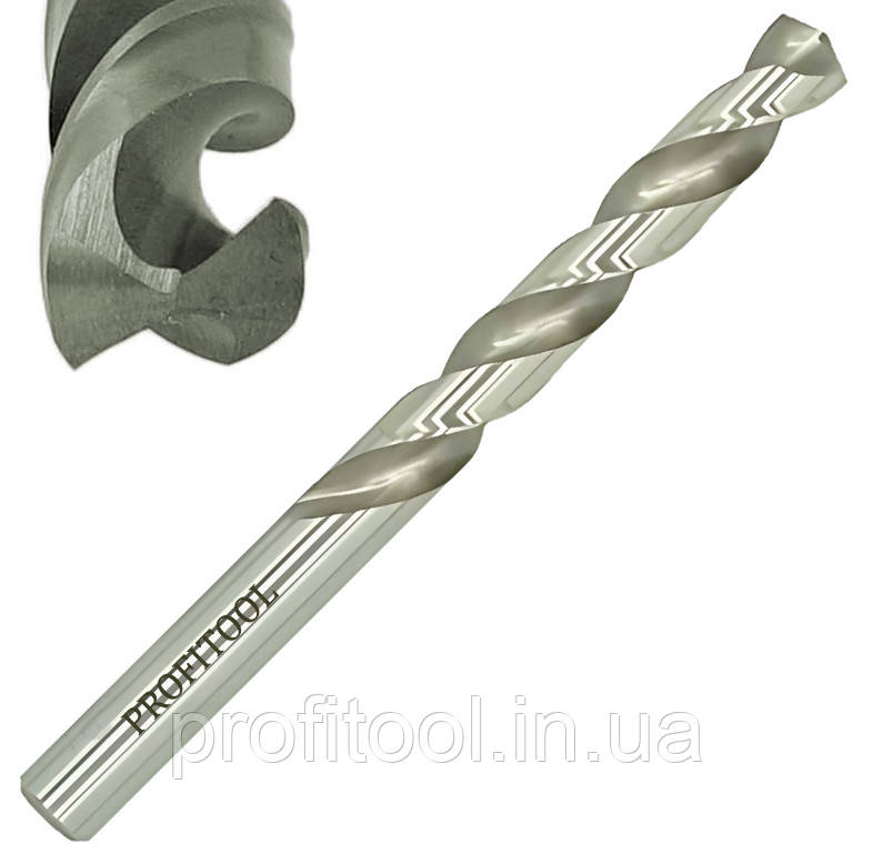 Свердло по металу PROFITOOL 9,8х87х133 мм HSS-G, DIN 338 RN (40165) (1 шт.), фото 1