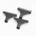 Машинка для стрижки волосся + 3 насадки, SURKER 586 / Бездротовий тример з дисплеєм, фото 6