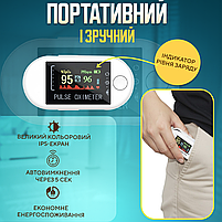 Пульсоксиметр на палець для вимірювання сатурації H8 (h8-12201), фото 4