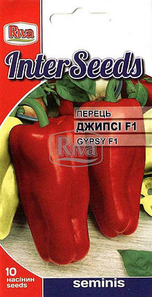 Насіння Перець Солодкий Джипсі F1 10 шт, Seminis, Нідерланди, фото 1