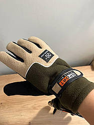 Чоловічі зимові теплі флісові термальні рукавички для мотоцикла, лиж, снігу, сноуборду  розмір M, L