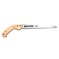 Ножівка садова з чохлом 474 мм пряме лезо японська заточка із дерев'яною ручкою (45RMR12.B) Bellota