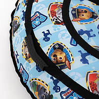 Тюбінг Paw Patrol Блакитний 120 см Надувні санки для дітей Ватрушка для снігу