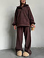 Костюм з двостороннього флісу Модель: 1511-755 Колір: молочний, шоколад, фото 3