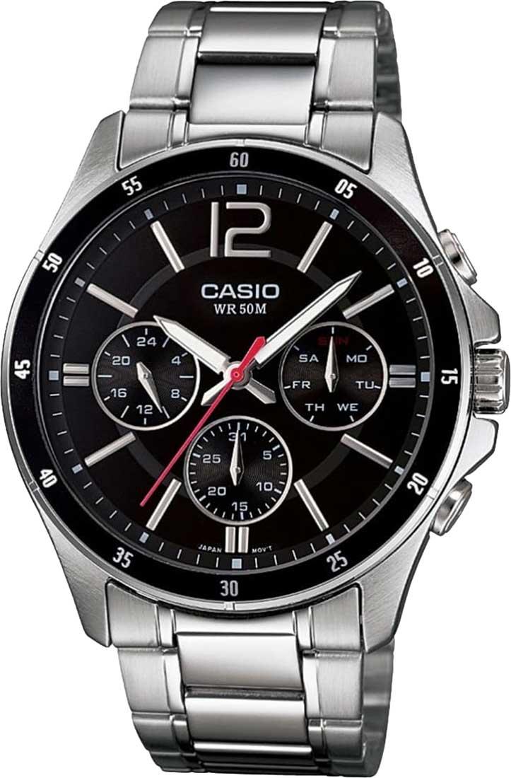 Чоловічі годинники Casio MTP-1374D-1AVDF, фото 1