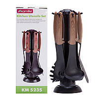 Набір нейлонового кухонного приладдя Kamille 7 предметів КМ5235