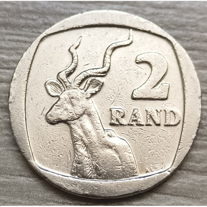 Монета Південної Афріки 2 ранда 2003 р., фото 1