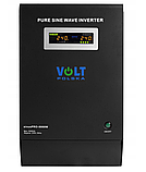 Аваріний комплект Гібридний ДБЖ/інвертор Volt Polska SINUS PRO 5000 E + 4 Акумулятора AGM Volt Polska 100 Ah, фото 3