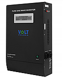 Аваріний комплект Гібридний ДБЖ/інвертор Volt Polska SINUS PRO 5000 E + 4 Акумулятора AGM Volt Polska 100 Ah, фото 4