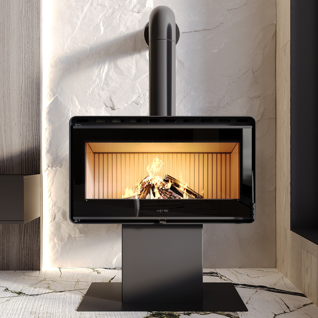 Піч сталева M-Fire Rodos на ніжці (15kW), фото 1