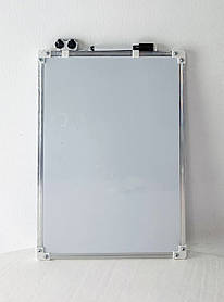 Дошка магнітна сухостираєма 25*35 см З маркером (95322)