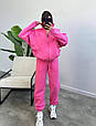 Костюм на флісі Модель: 1511-1082 Колір: оранж, молоко, сірий, шоколад, ізумруд, меланж, малина, графіт, чорний, барбі, блакитний, фото 4