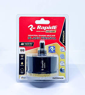 Коронка алмазна RapidE RED POINT BLACK PIRANHA 100mm (зубчаста,чорна)