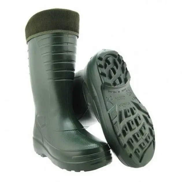 Теплі чоботи для риболовлі р.46 (29.5 см) Lemigo Польща Зимове взуття для полювання Гумові зимові чоботи чоловічі з піни, фото 1