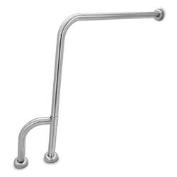 Поручень для людей з інвалідністю кутовий L типу з трьома точками кріплення