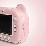 Цифровий фотоапарат дитячий 12МП HD 1080p з моментальною печаткою та термопринтером, фото 9