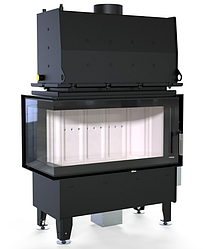 Камінна топка з водяним контуром Defro Home RIVA ME BL SHORT