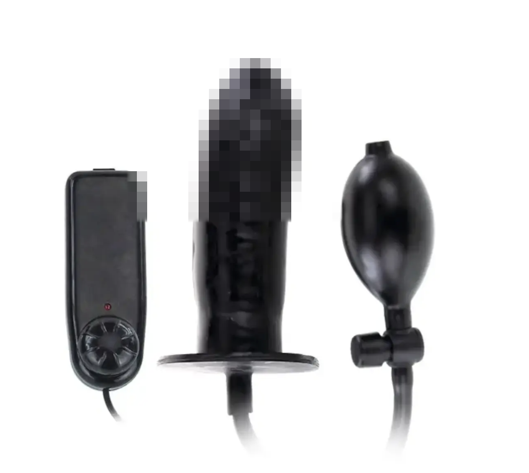 Розширюваний вібратор із грушею "Bigger Joy", 16х4 см., фото 1