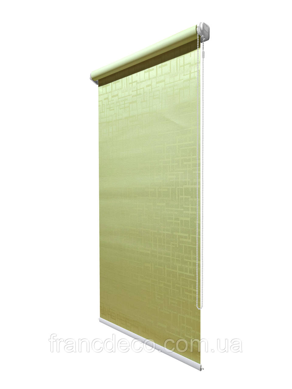 Рулонна штора Блекаут Екліпс колір Крем висота виробів 160 см, фото 1