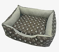 Лежак для собак і котів Глорія коричневий