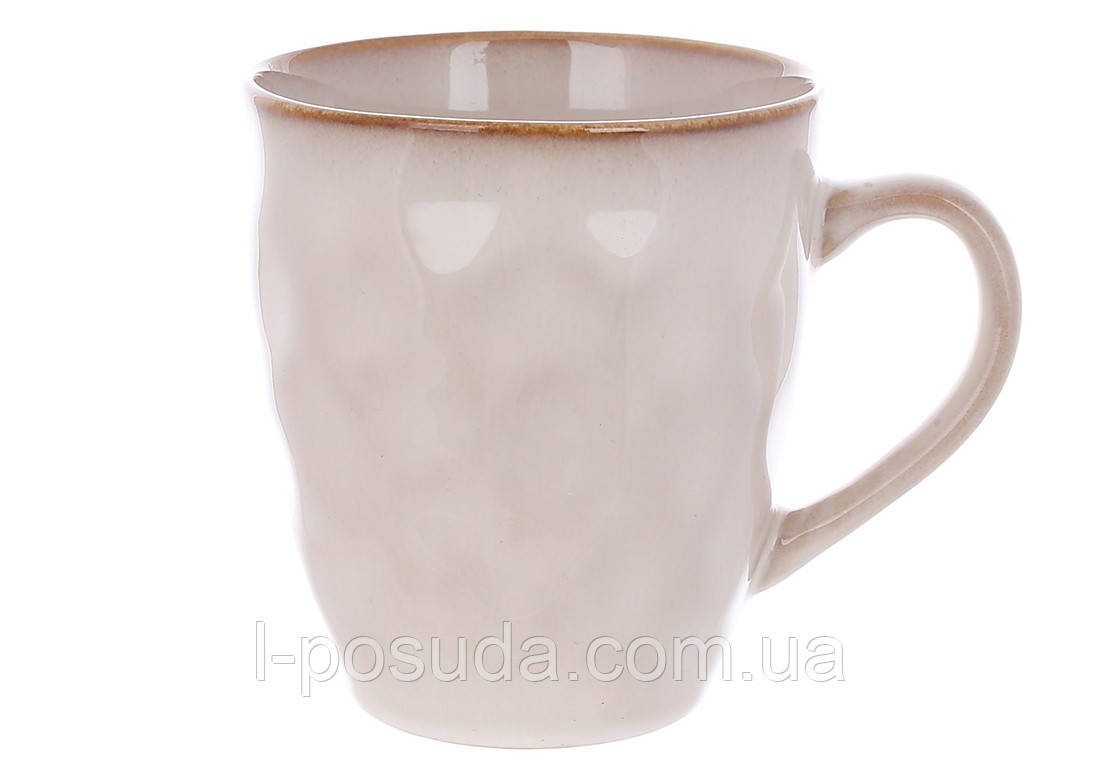 Бежева керамічна чашка Casual 440 мл( 6 шт), фото 1
