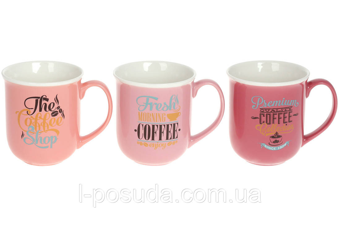 Чашка для кави порцелянова 380 мл, 6шт комплект, фото 1