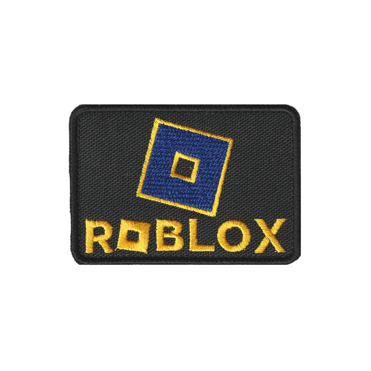 Вишитий шеврон Roblox нашивка патч на липучці Жовто-блакийтний