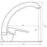 Змішувач для кухні DOMINO SIRIUS DSV-203S, фото 4