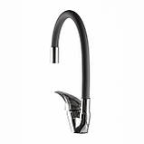 Змішувач для кухні EcoMix ENERGO E-GEZ-203SLR-GRAY, фото 2