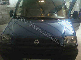 Установка биксеноновыз линз G5 на Fiat Doblo 1