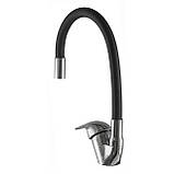 Змішувач для кухні EcoMix ENERGO E-GEZ-203SLR-BLACK, фото 2