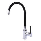 Змішувач для кухні TOPAZ CORSICA TC 8853-01-BL, фото 3