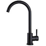 Змішувач для кухні Globus Lux ALPEN SBT1-203S-BB, фото 4