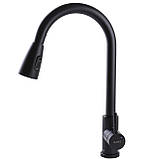 Змішувач для кухні Globus Lux ALPEN SBT1-2031-BB, фото 3