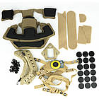 КОМПЛЕКТ: Підвісна система Team Wendy + запчастини для захисного шолому ( КОЙОТ )