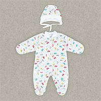 Комплект дитячий для хлопчика Gabbi "Бебі-2" теплий Жовтий на р. 56 (10904)