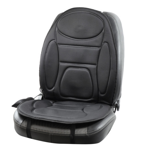 Накидка сидіння Масажер + Підігрів 5 моторів (105 х 50 см) Польща Elegant 100 601, фото 1