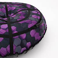 Тюбінг Сота Фіолетовий 120 см Надувна пігулка для снігу Плюшка для катання по воді