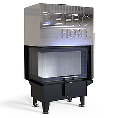Камінна топка з водяним контуром Defro Home RIVA SM BL G SHORT