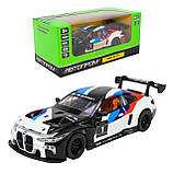 Машинка металева АВТОПРОМ BMW M4 GT3, 1:32, моделька bmw mini, фото 7