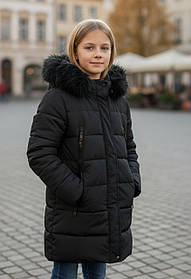 Куртка утеплена для дівчаток оптом, Nature, 8-16 років, арт. RQG-8092-1