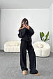 Теплий костюм з баранчика букле Модель: 1511-1097 Колір: чорний, молочний, мокко, фото 4