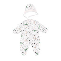 Комплект дитячий для хлопчика Gabbi "Бебі-2" теплий Зелений на р. 56 (10904)