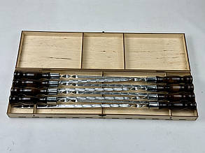 Набір шампурів у кейсі "Вуд на 8 шампурів"