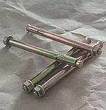 Анкер однорозпірний анкерний болт з гайкою SRTR М6/8х100 мм сталевий жовтий цинк, фото 3