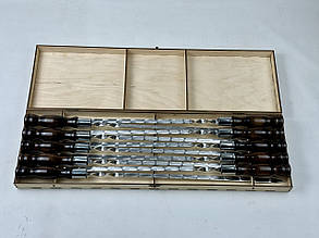 Набір шампурів у кейсі "Вуд на 10 шампурів"