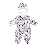 Комплект дитячий для хлопчика Gabbi "Бебі-2" теплий Коричневий на р. 56 (10904)